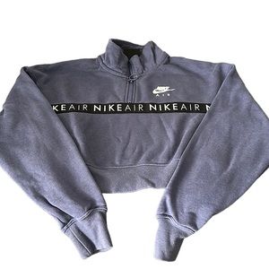 Nike Air Cropped Sweatshirt—Size XS